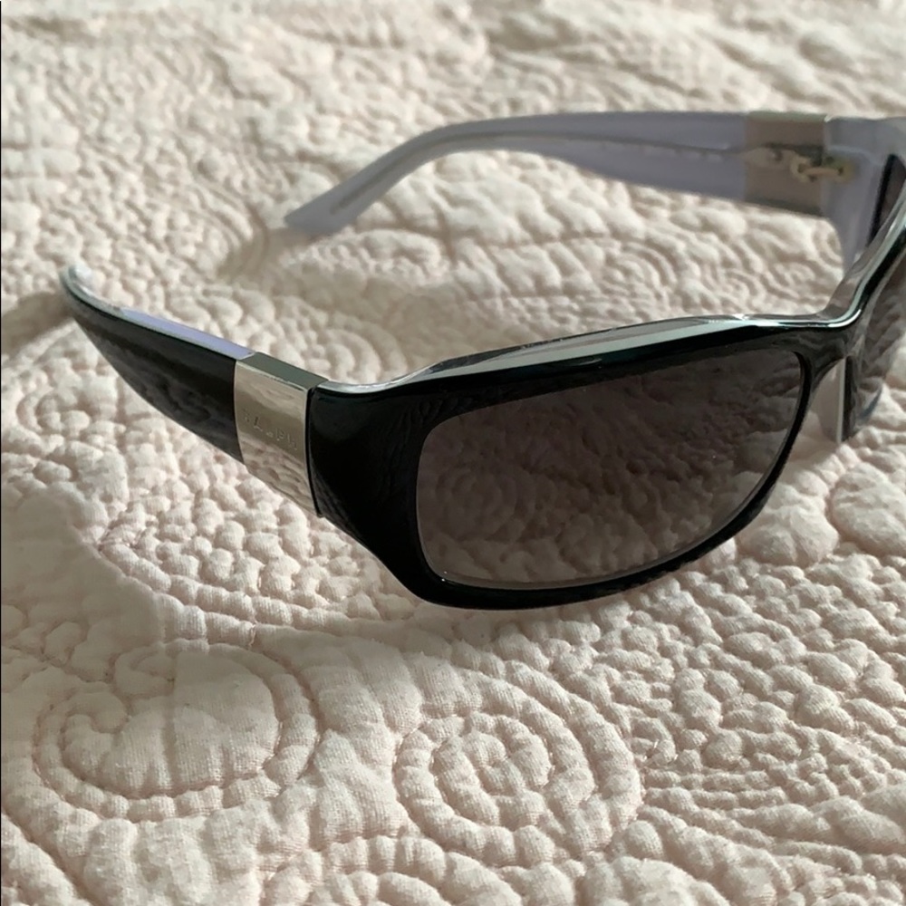 Ralph Lauren Black with White Lining Sunglasses